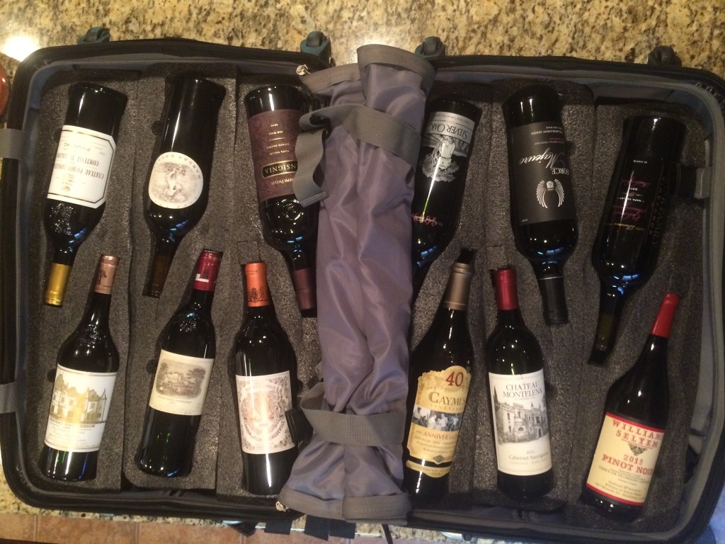 Prized bottles of wine are safe!