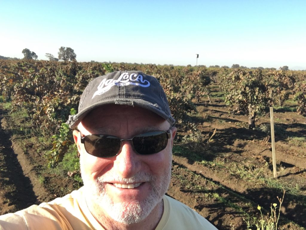 Selfie in Lodi Wine Country Vineyards!